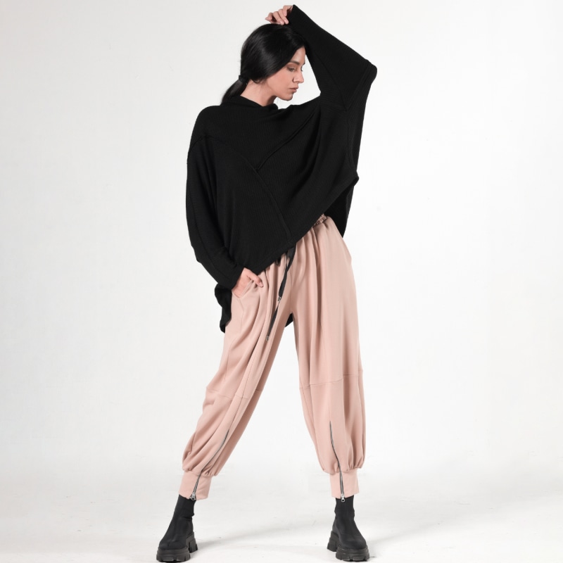 Winter Harem Pants In Brown, Metamorphoza