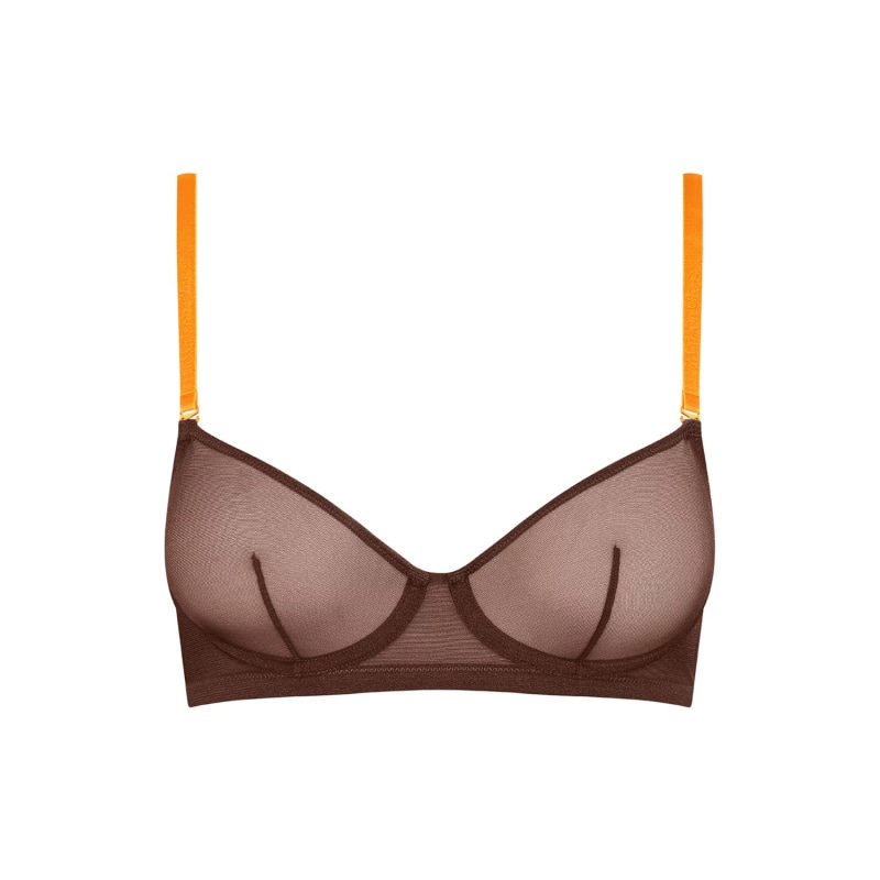 Wire Bra Corps Corps Brown MAISON CLOSE Wolf Badger