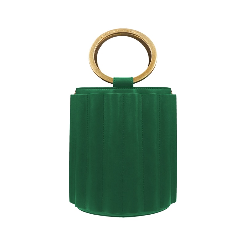 Thumbnail of Water Metal Handle Bucket Bag - Green image