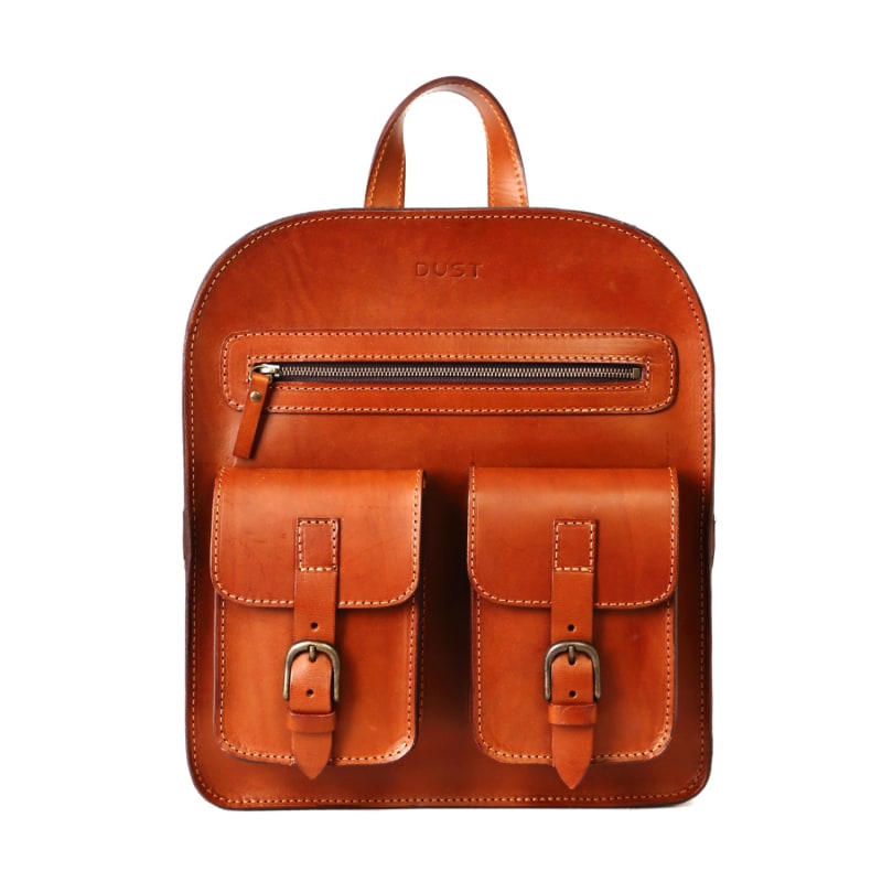 Thumbnail of Leather Backpack In Cuoio Brown Soho Collection image