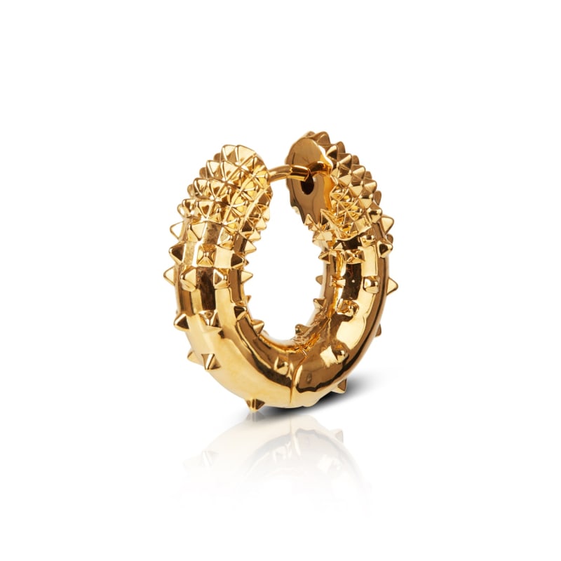 Thumbnail of Chunky Hoops 5Mm - Gold image