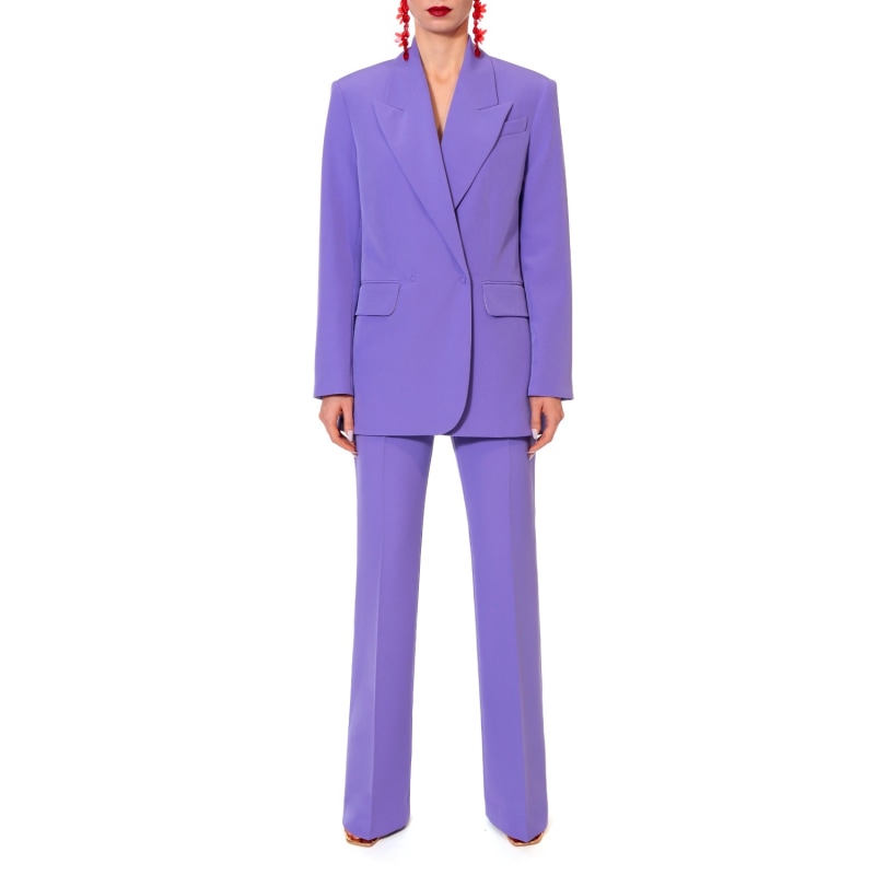 Thumbnail of Kyle Purple Opulence Trousers - Long image