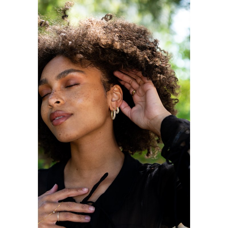 Thumbnail of Paris Hoop Earrings image