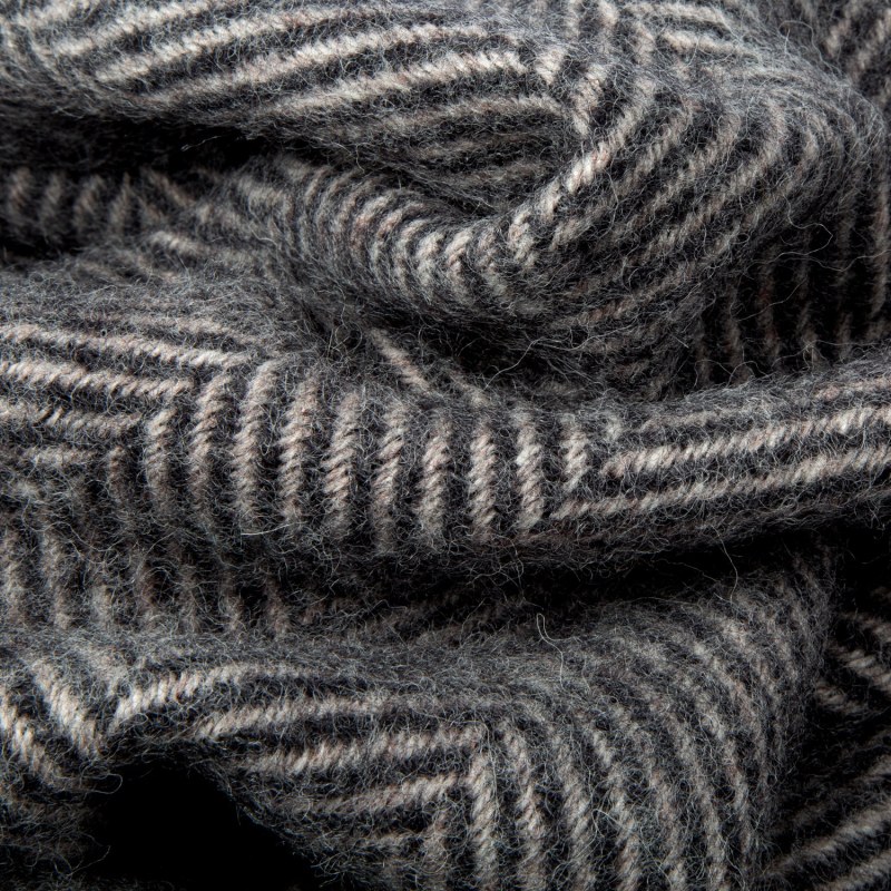 Thumbnail of Evening Tales Pure New Wool Blanket - Black image