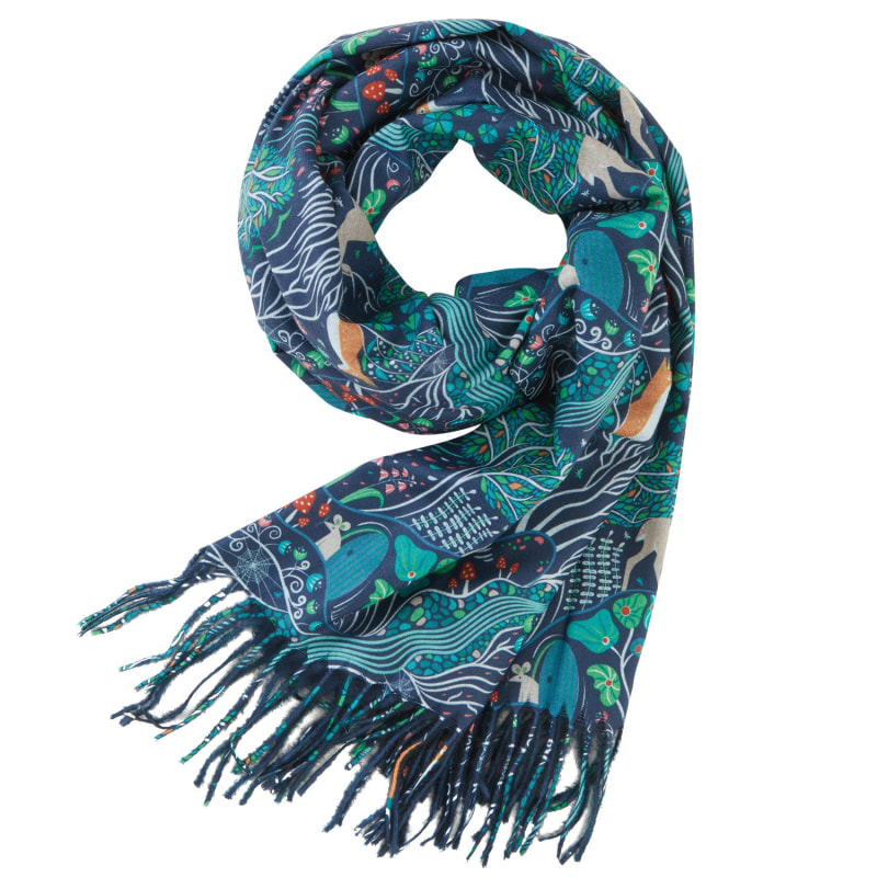 It's a Dog's Life Navy & Fawn Medium Square Silk Scarf – GILES & BELLA