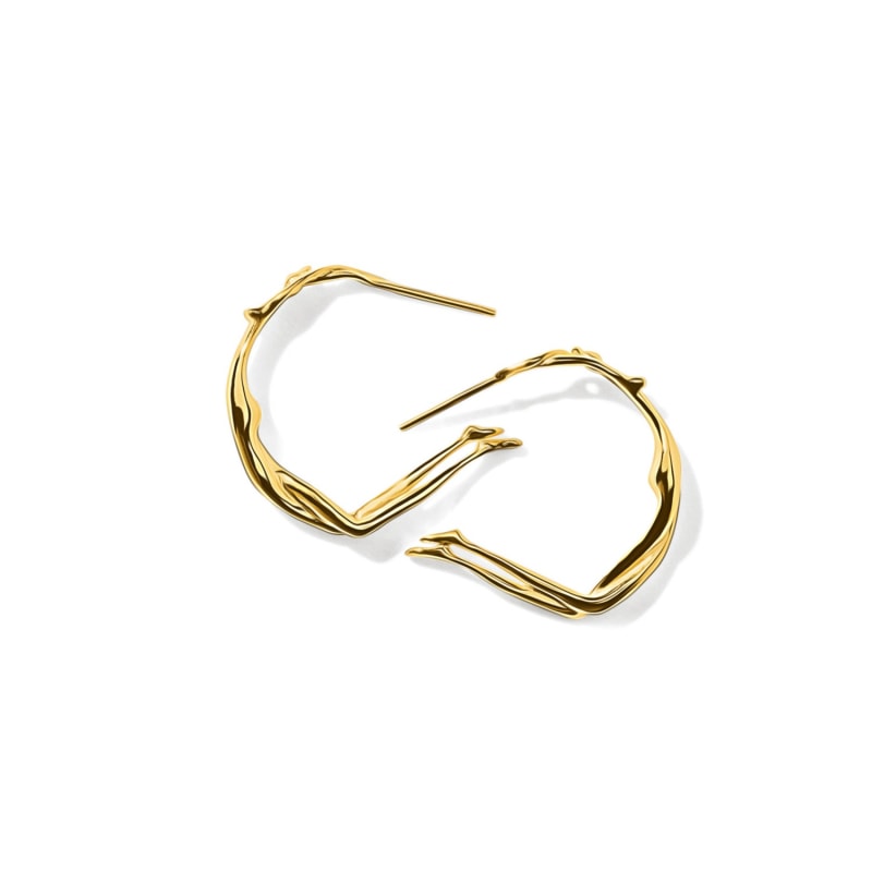 Thumbnail of Gold Scarlett Extra Small Hoops image