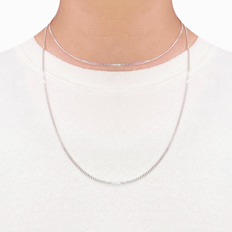 Thumbnail of Classic Flat Curb Chain Necklace Medium image