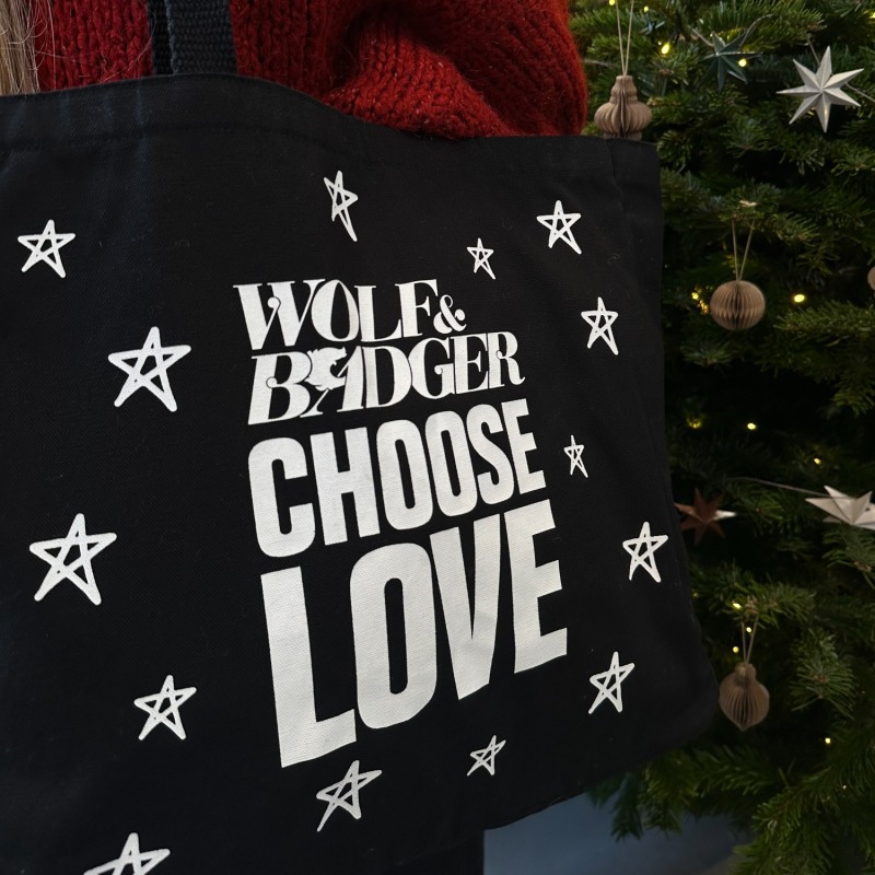 Wolf & Badger X Choose Love Tote Bag Wolf & Badger x Choose Love