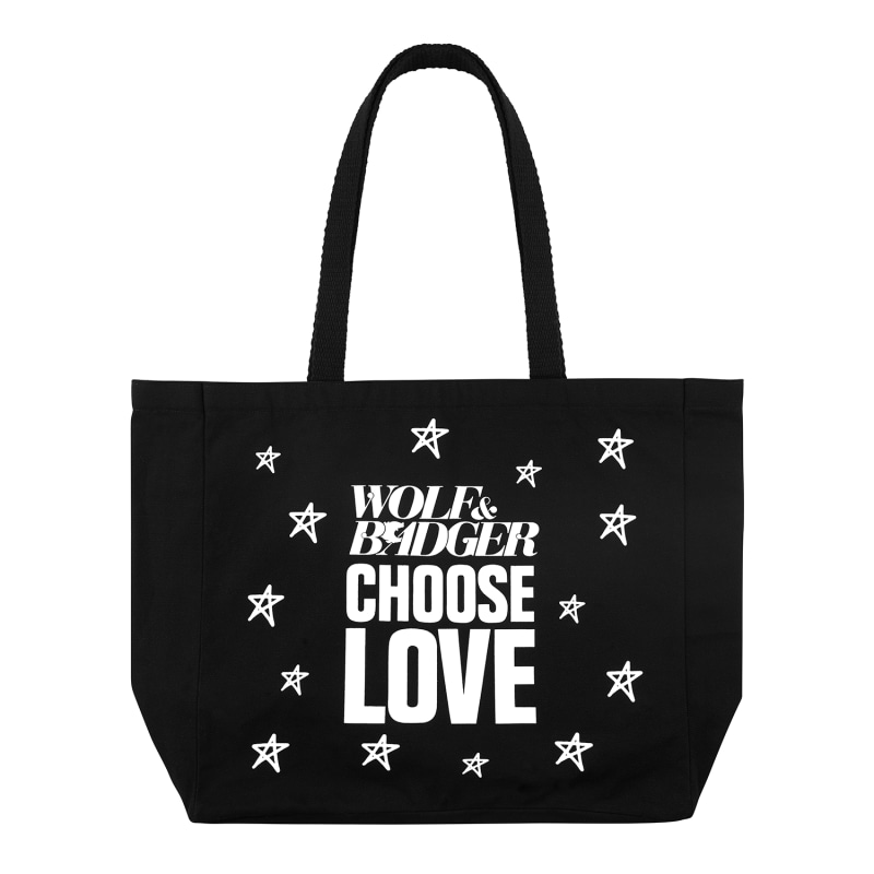 Thumbnail of Wolf & Badger X Choose Love Tote Bag image