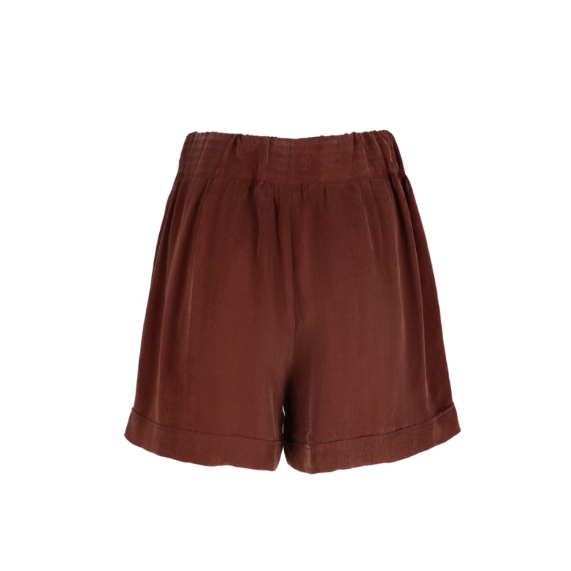 Thumbnail of Women's Cupro Shorts In Rust image