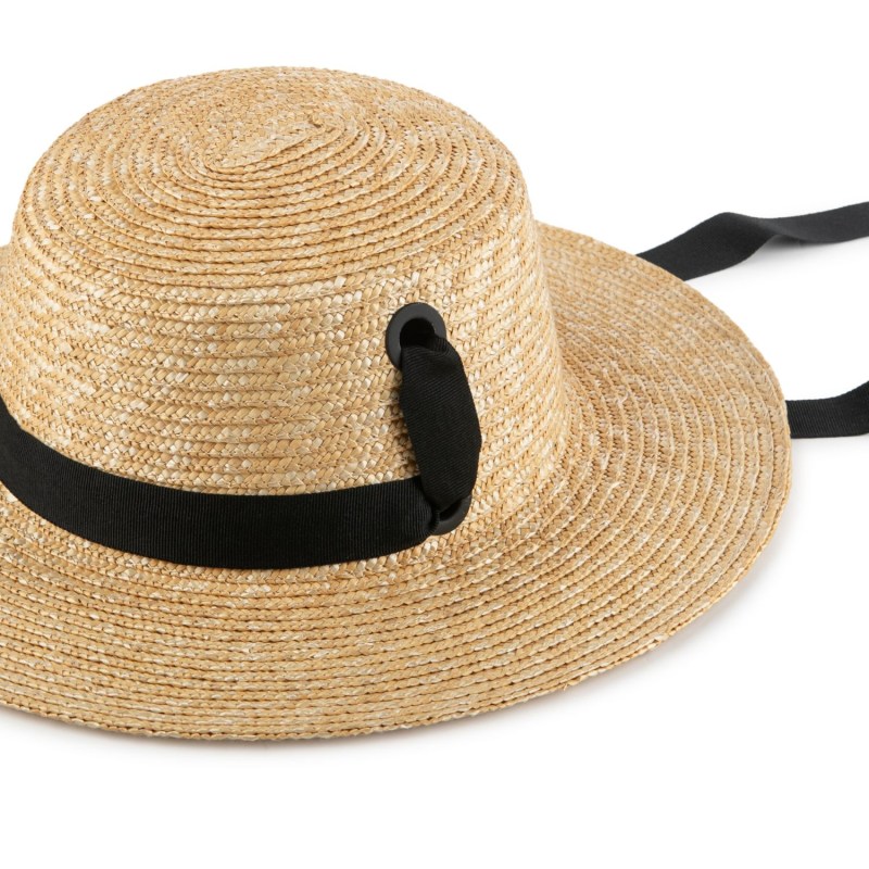 Thumbnail of Womens Boater Straw Hat image