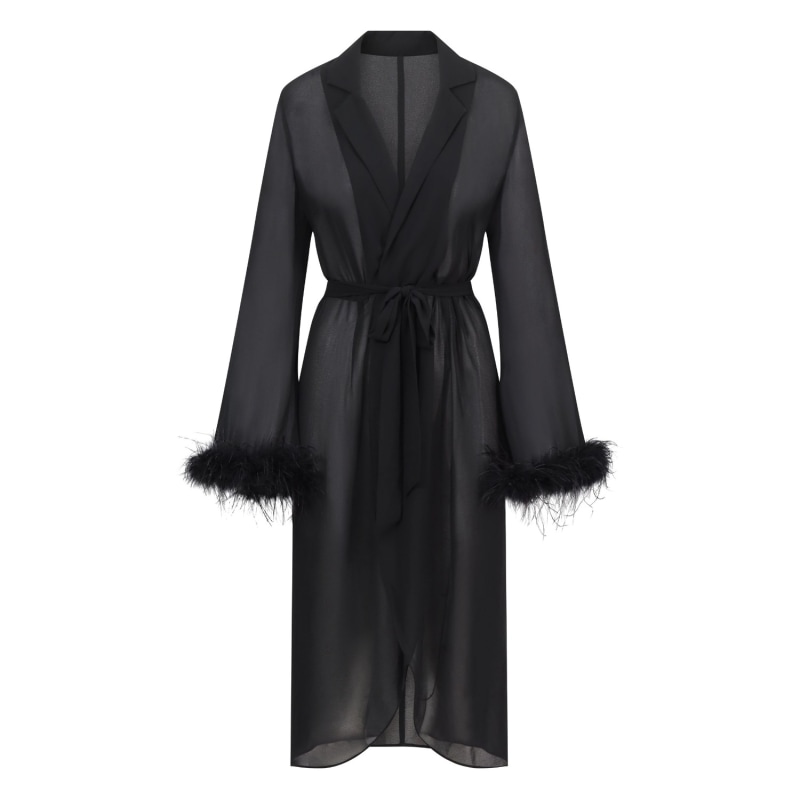 Chic ostrich feather trim dress In A Variety Of Stylish Designs 