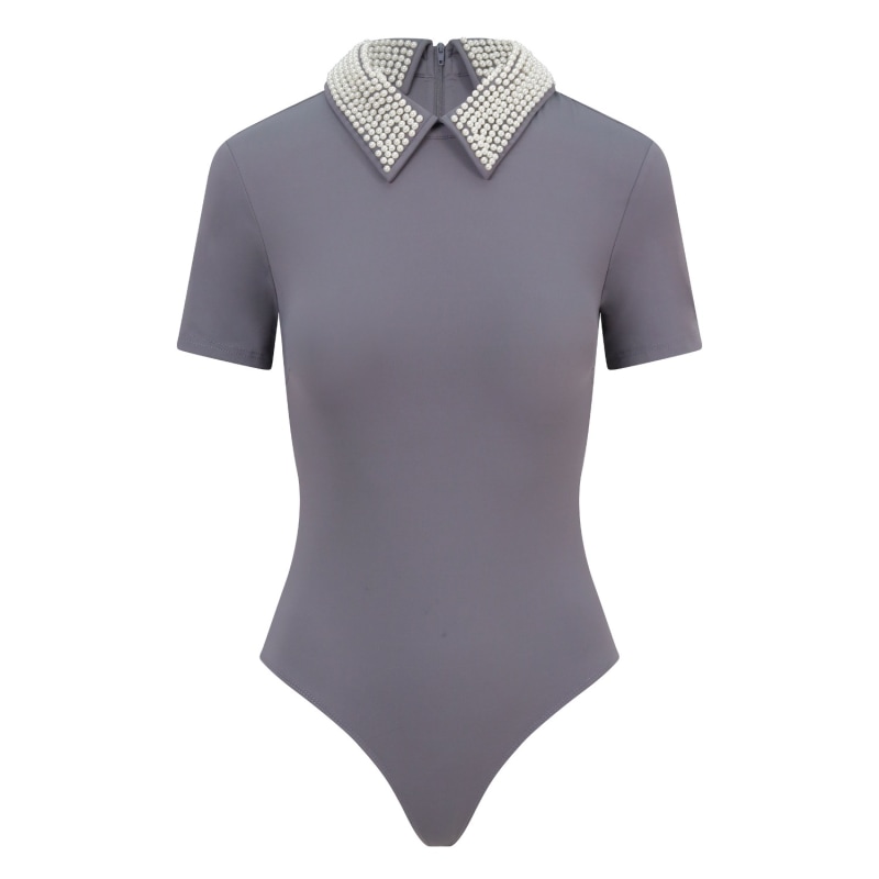 Thumbnail of Womens Pearl Collar Bodysuit image