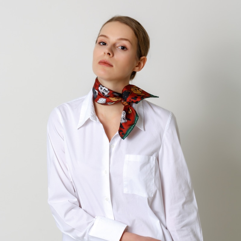 Small square cotton scarves deals