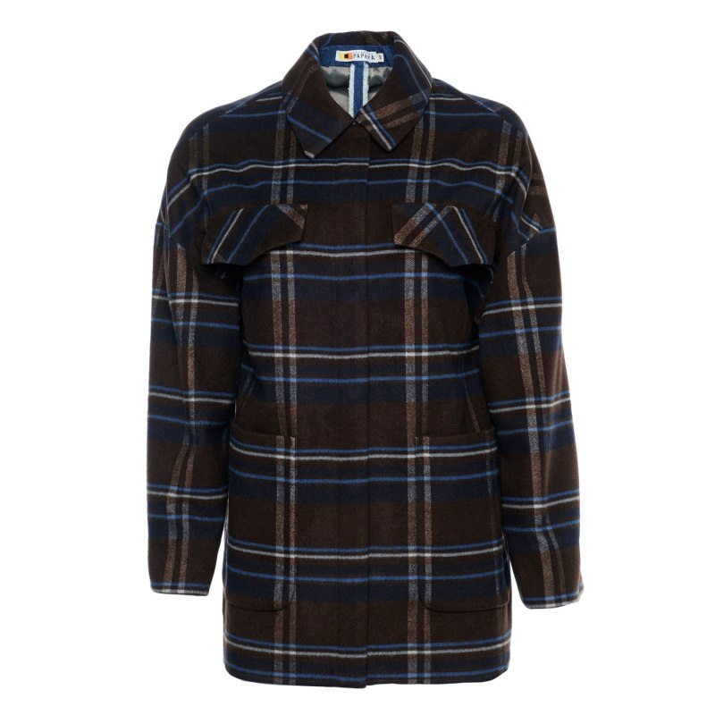 Wool lined shop plaid jacket