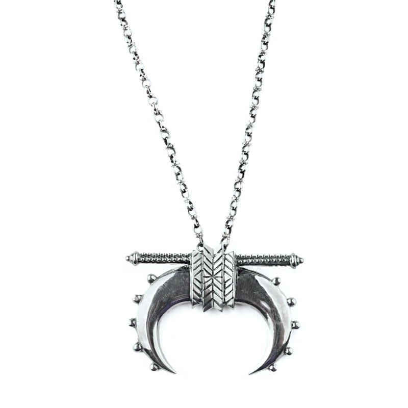 Thumbnail of Double Horn Chain Necklace image