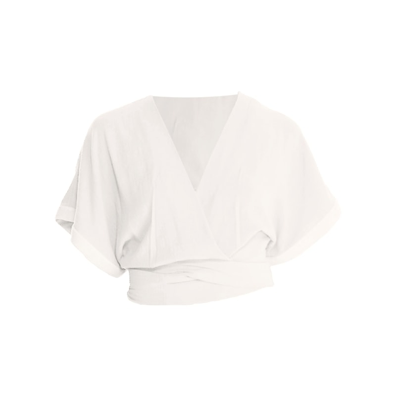 売れ筋ランキングも White - Top Wrap | Badger & Wolf | jones carlton ヨガ・ピラティス