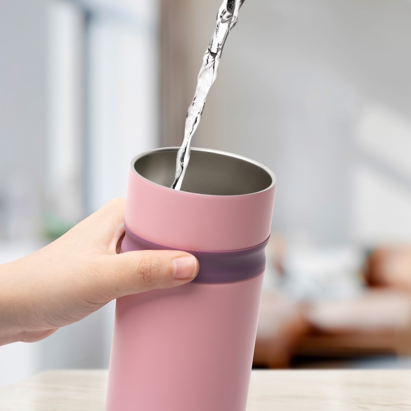 Thumbnail of Uvio Ultraviolet Self-Purifying Straw Water Bottle-April Blush image