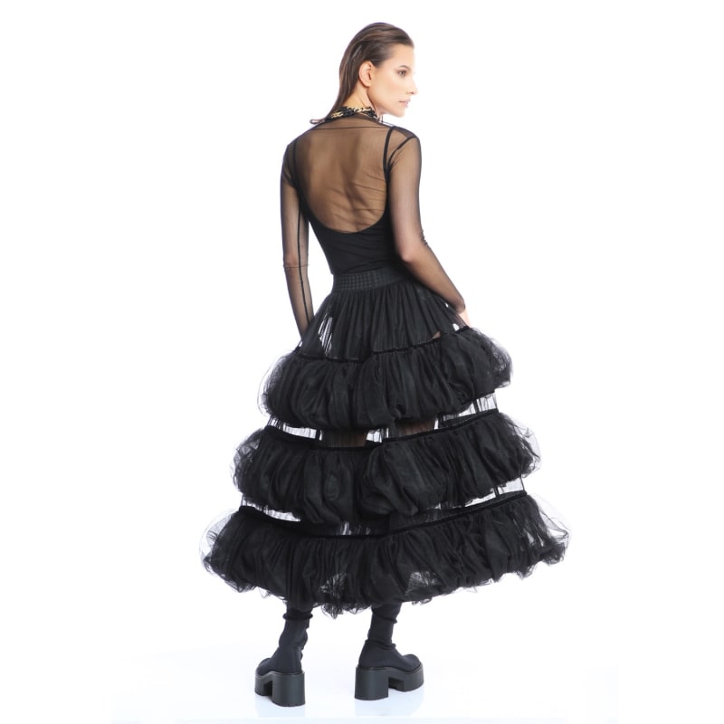 Thumbnail of Tulle Volumetric Ruffled Skirt image