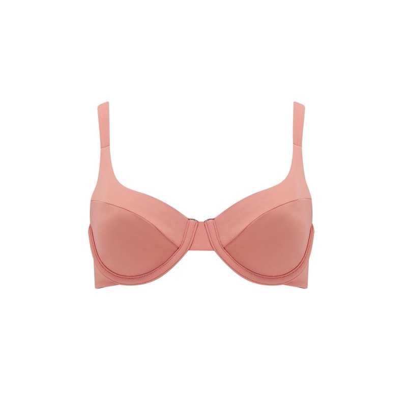 Thumbnail of 'Celine' Reversible Bikini Bra In Rose Azura image