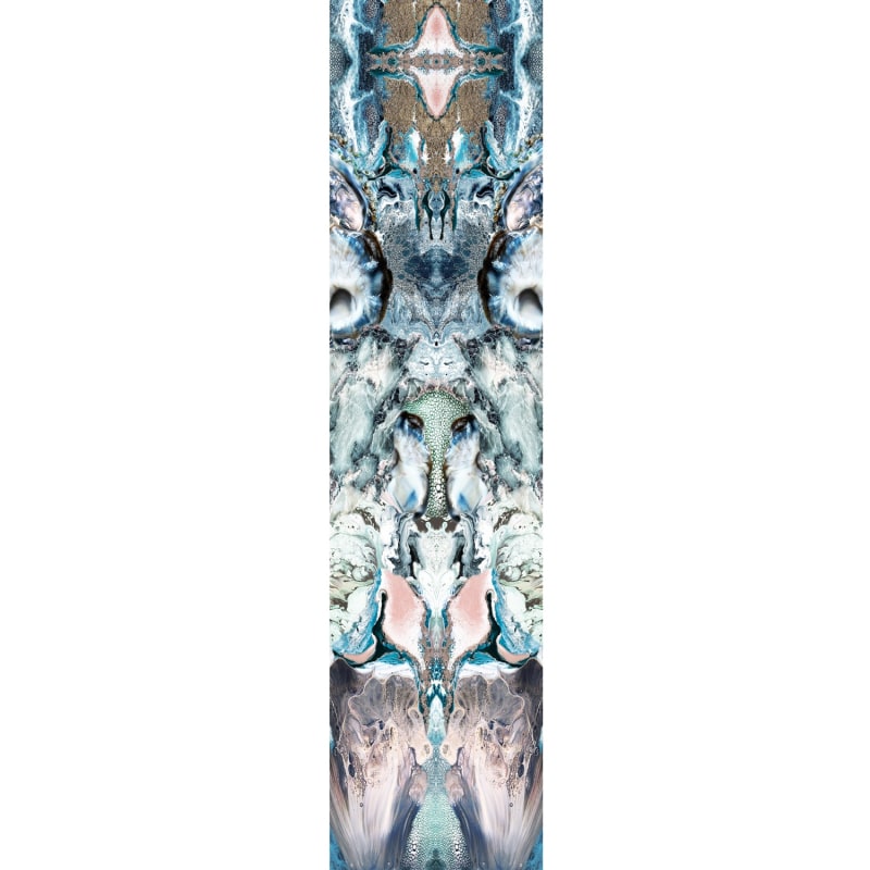 Thumbnail of Ocean Depths Skinny Silk Scarf image