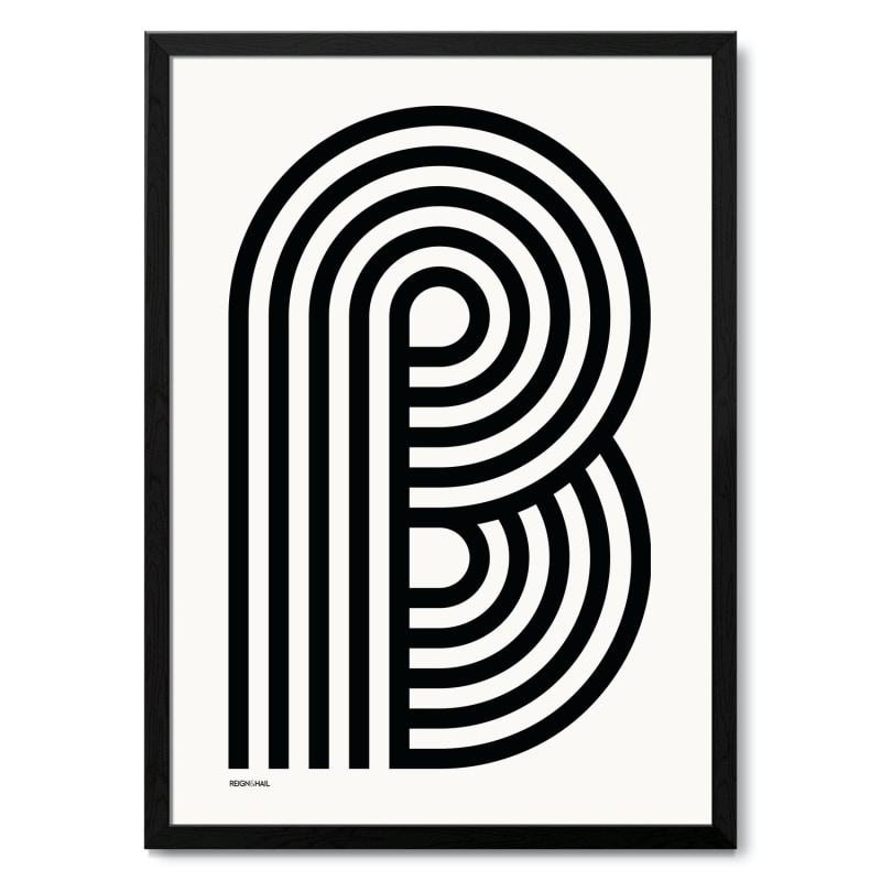 Thumbnail of Geometric Typography Print ‘A-Z’ image