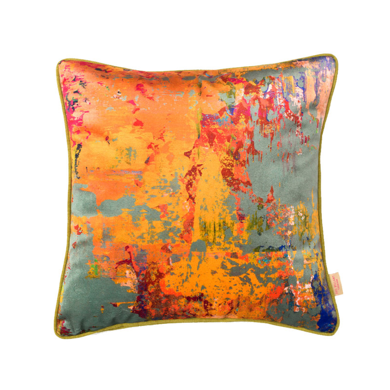 Thumbnail of Grey Stucco Velvet Cushion image