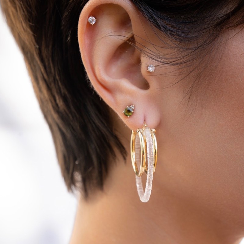 Gold multi hoop earrings online