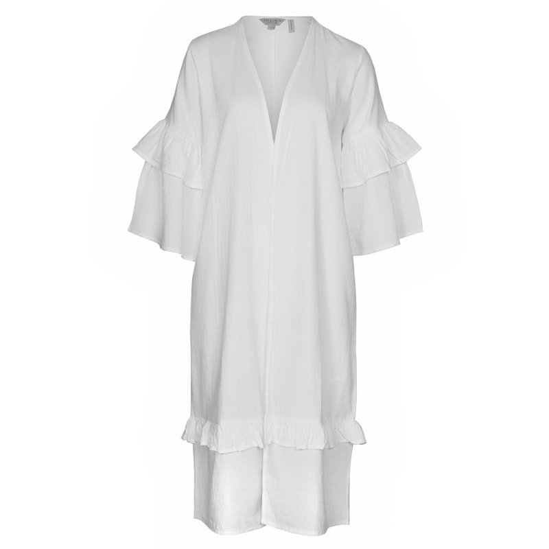 Thumbnail of The Avira Kimono In White image