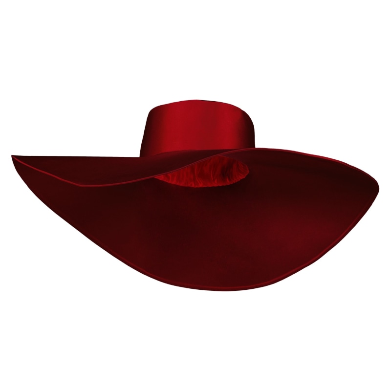Savanna Wide-Brimmed Hat - Red by SAVANNA