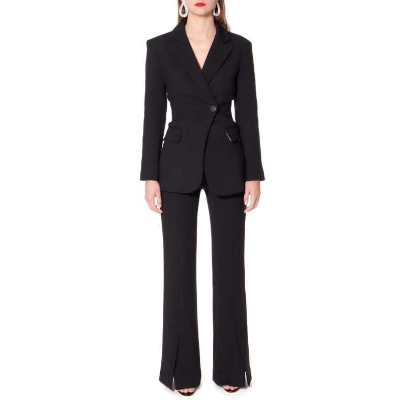Isabella Designer Black Blazer by Aggi