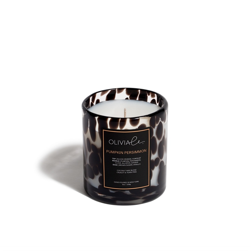 Thumbnail of Pumpkin Persimmon Leopard Candle Small image