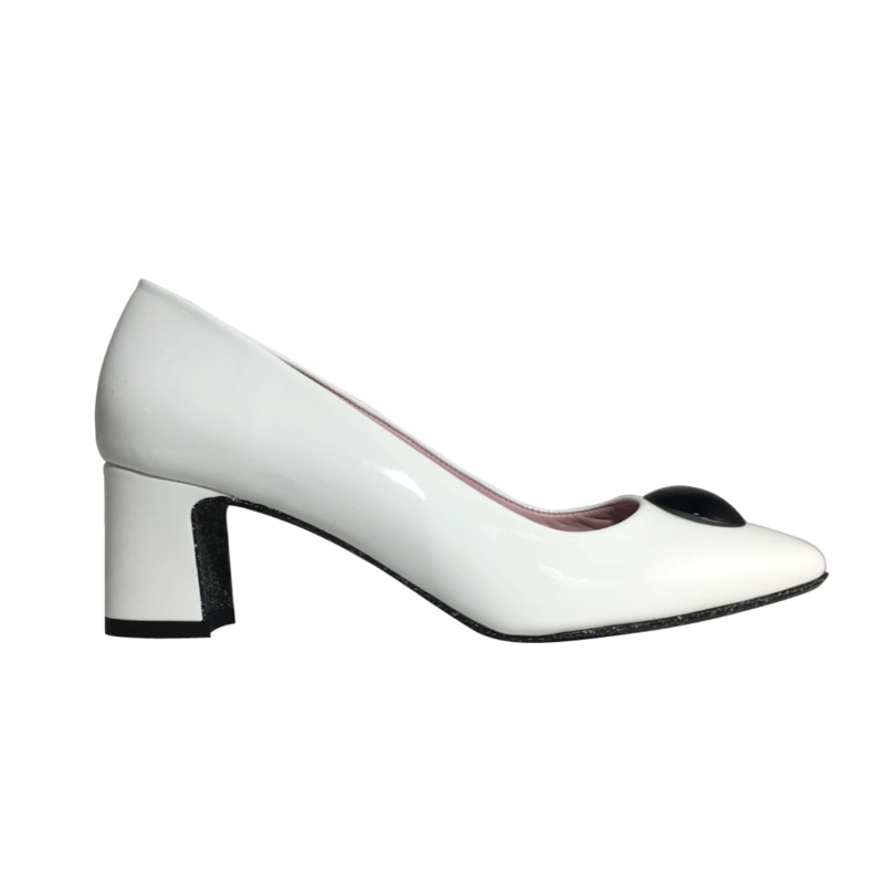 Thumbnail of Audrey White Patent Leather image