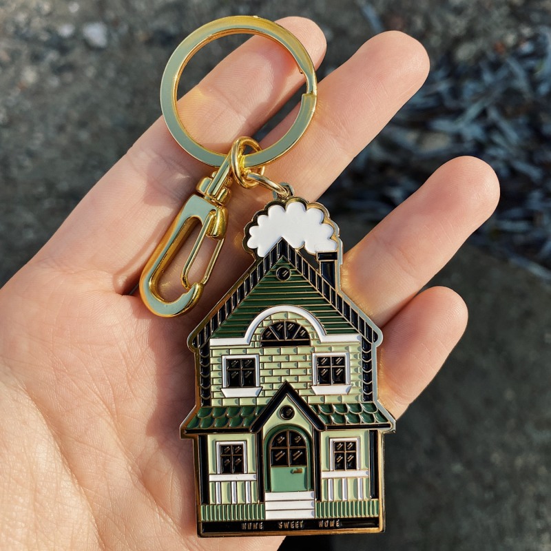 Thumbnail of Enamel Keychain Home Sweet Home image