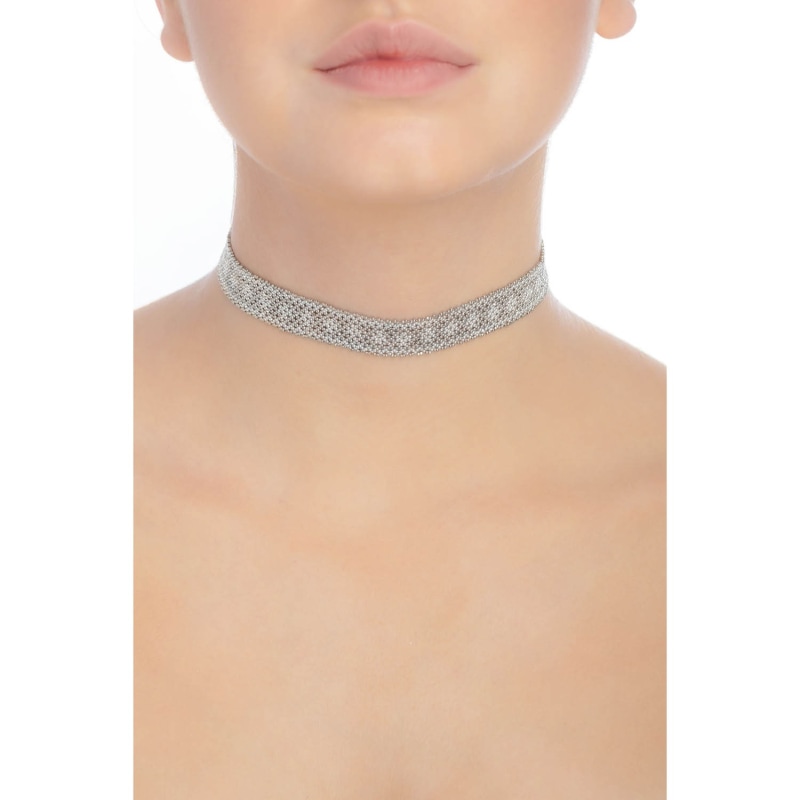 Thumbnail of Mini Choker 2 - Platinum, Silver image