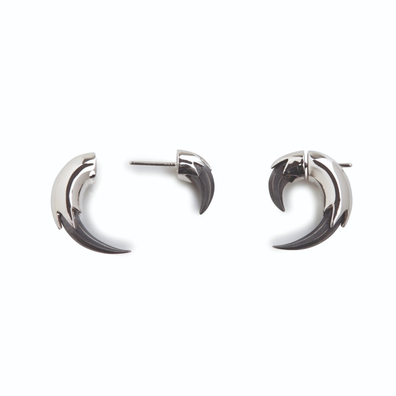 Thumbnail of Small Vampire Claw Earrings Silver image