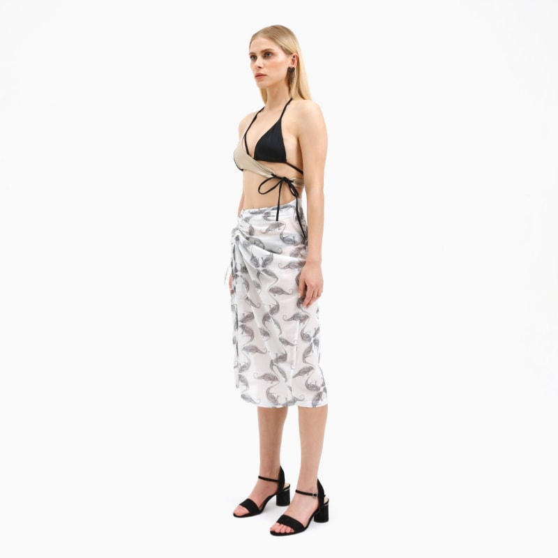 Thumbnail of Midi Beach Skirt Chameleon image