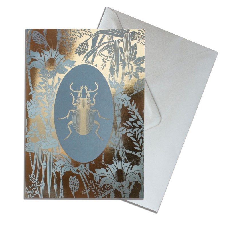 Thumbnail of Elemental Beetle Gold Greeting Cards Pack Of 10 image