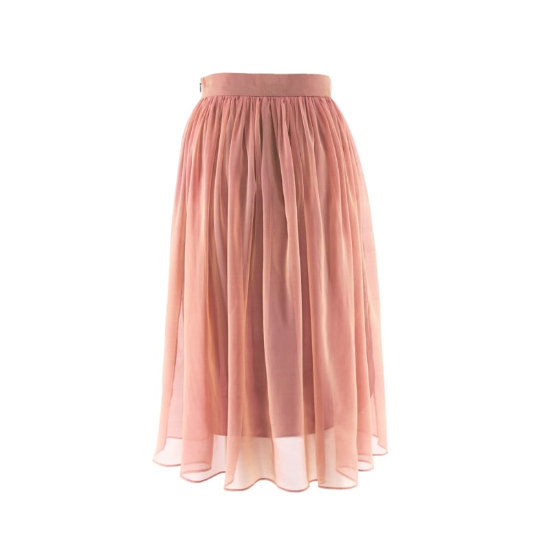 Silk chiffon skirt online