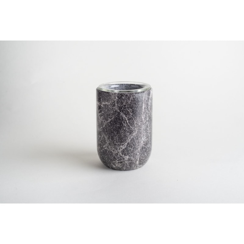 Thumbnail of Toothbrush Holder Less Is More - Black Marble image