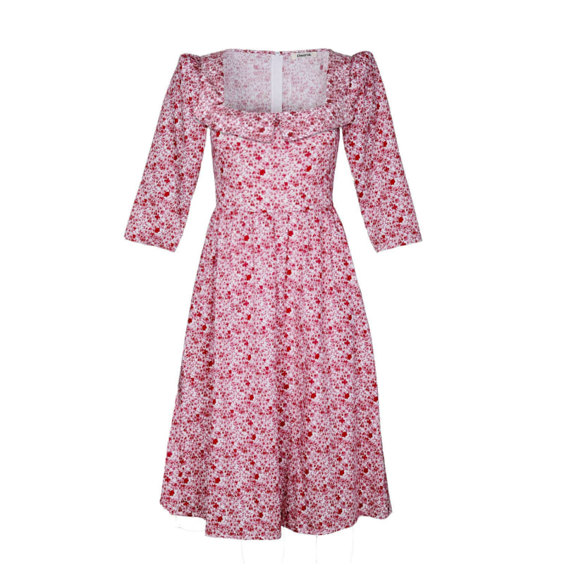 Thumbnail of Marisol Dress In Pink & Milkly White Liberty Floral Cotton image