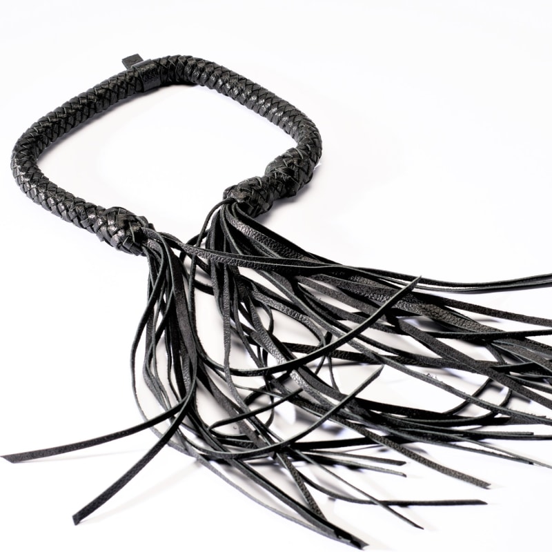 Thumbnail of Long Leather Necklace Tatum image