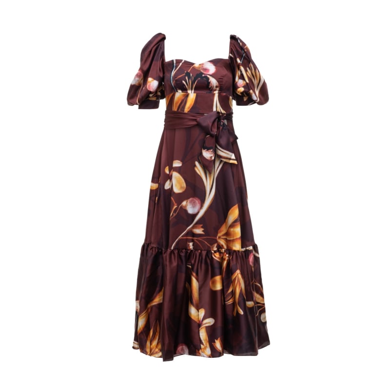 Thumbnail of Naima Narrative Midi Floral Dress image