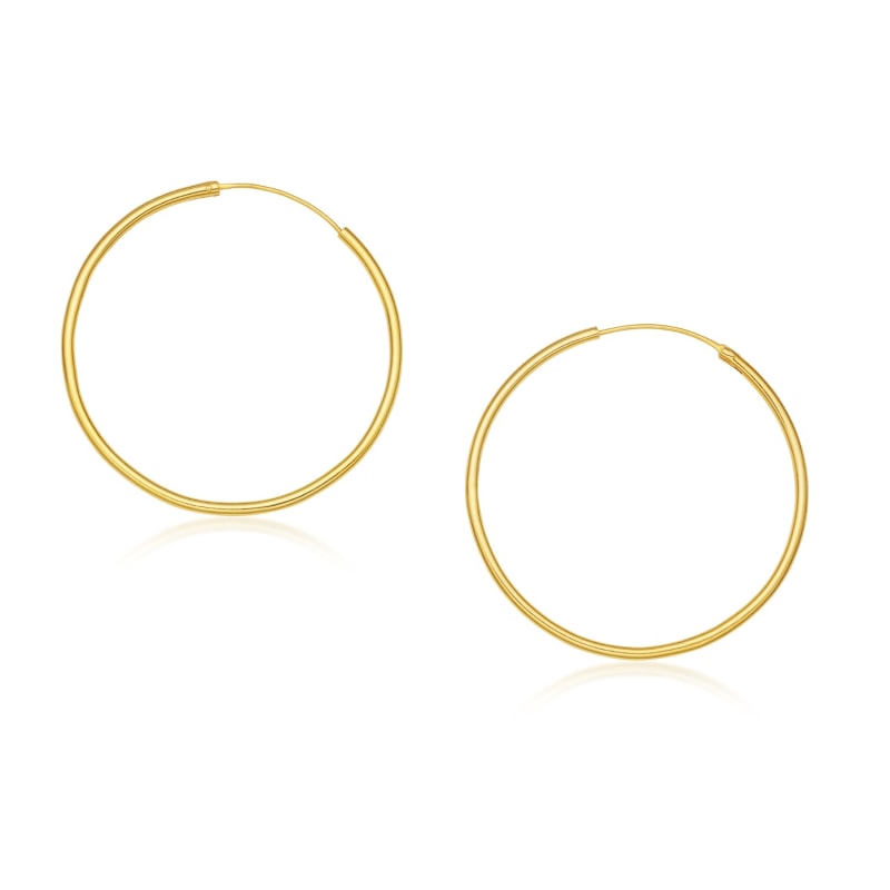 Thumbnail of Lunar Hoops - Classic Hoops In 14K Gold image