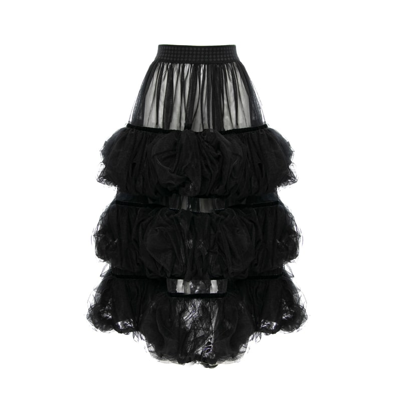 Thumbnail of Tulle Volumetric Ruffled Skirt image