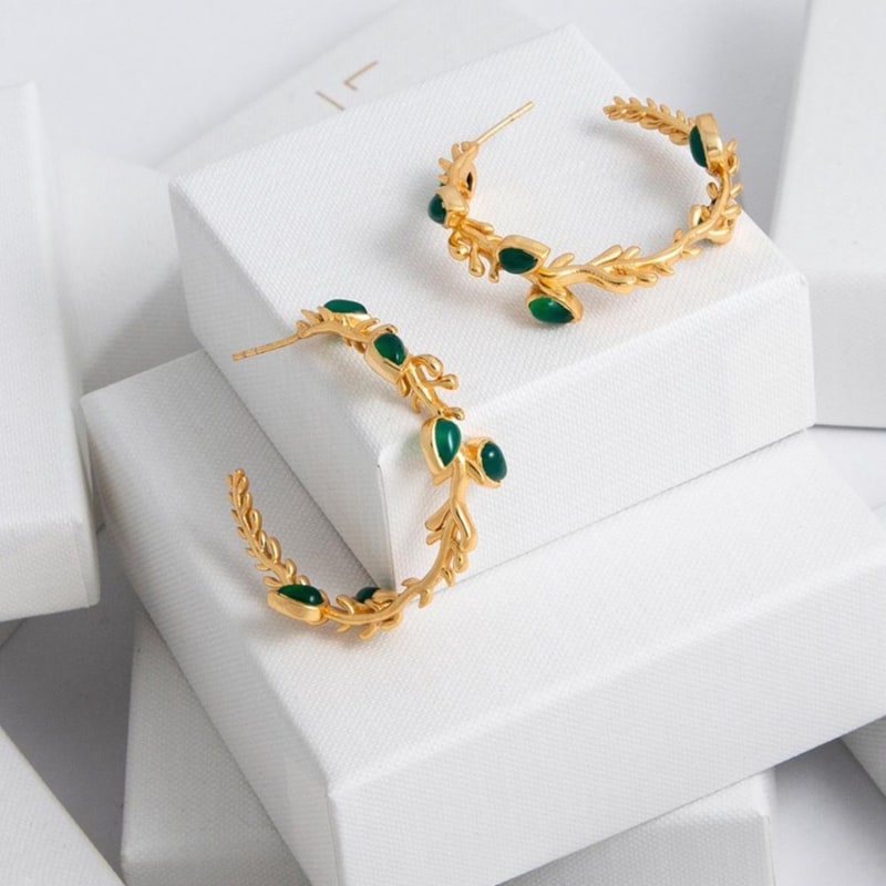 Thumbnail of Green Golden Lika Hoops image