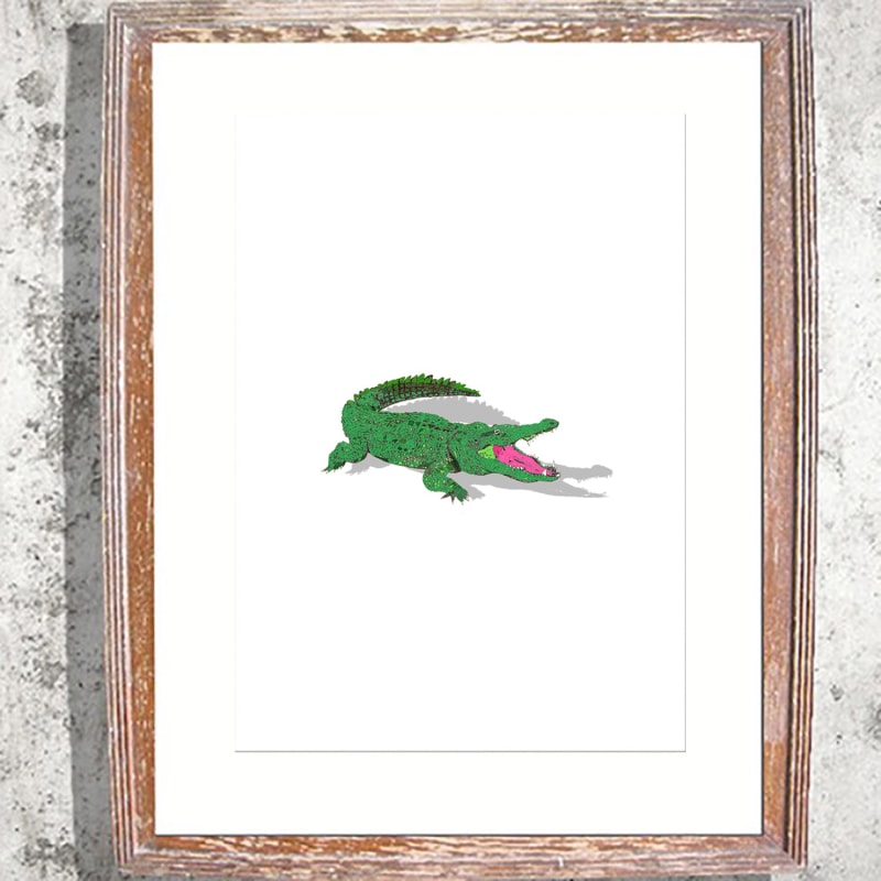 Thumbnail of The Crocodile Signed Print image