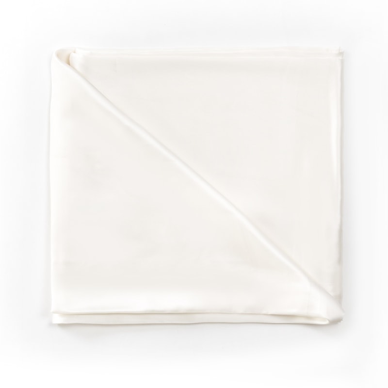 Thumbnail of White Silk Bedsheet image