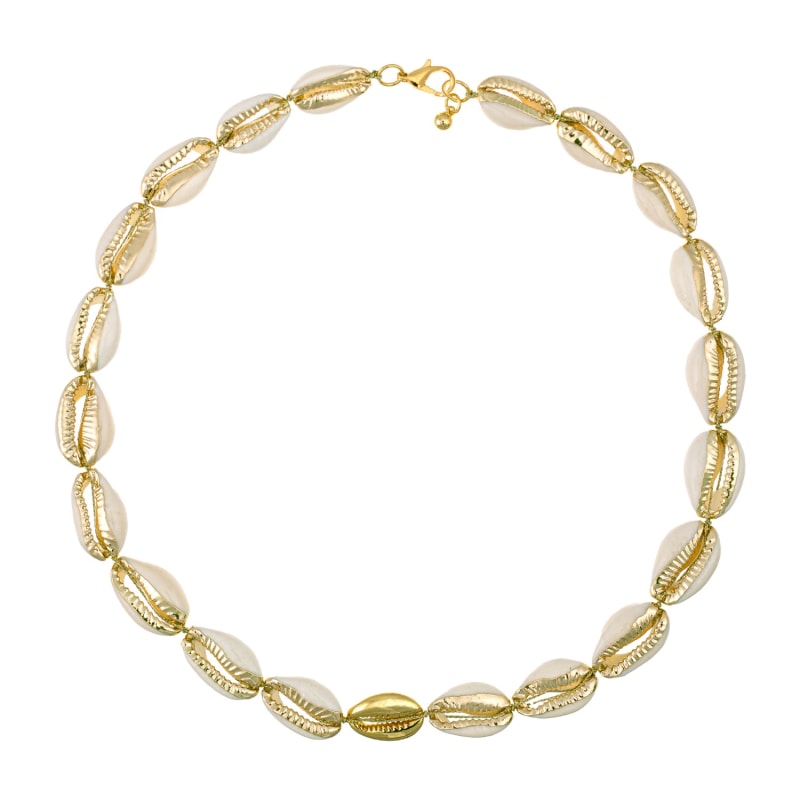 Thumbnail of Shell Necklace - Gold image