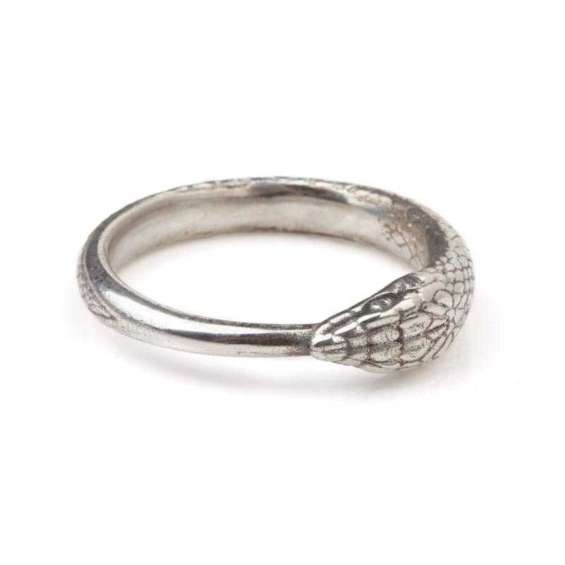 Ouroboros Snake Large Ring Silver | Rachel Entwistle Jewelry | Wolf ...